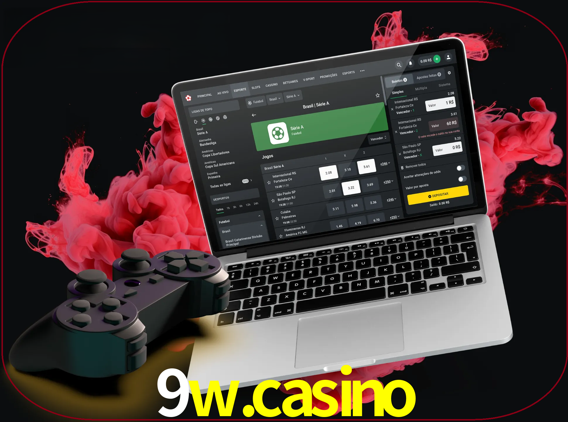 Visite a secção especial de jogos de vídeo em 9W.CASINO para descobrir em que jogos pode apostar e ganhar muito dinheiro.