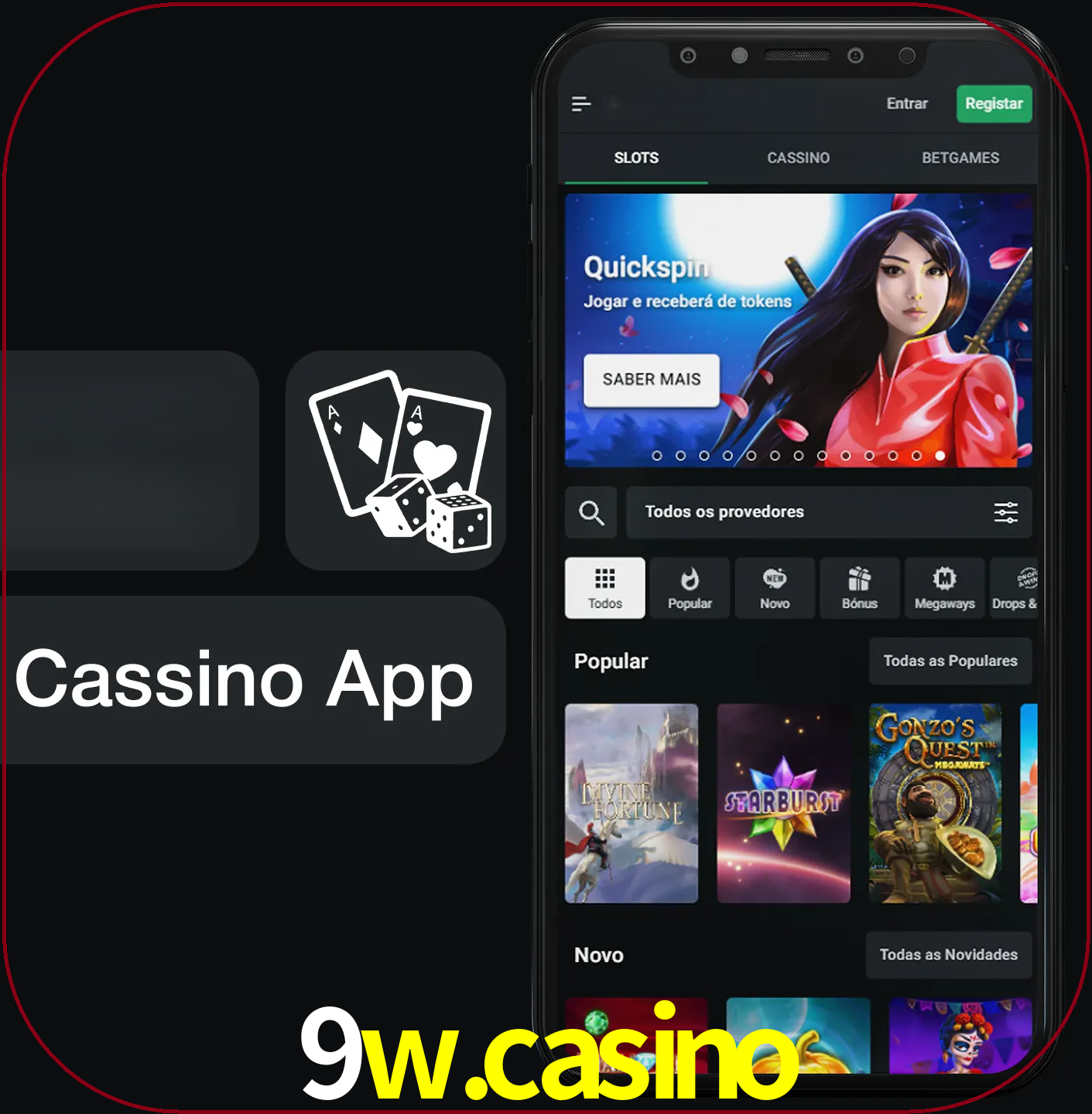 Jogue jogos de cassino e ganhe.